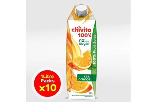 Chivita 100% No Sugar Orange 1ltr 